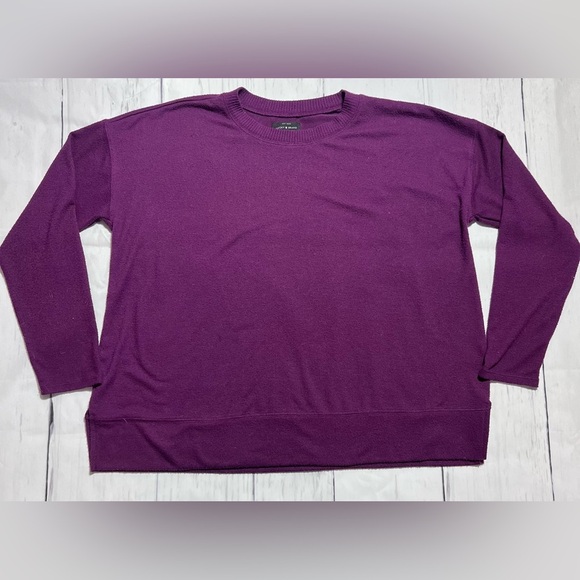 Lucky Brand Purple Pullover Sweater - Picture 2 of 4